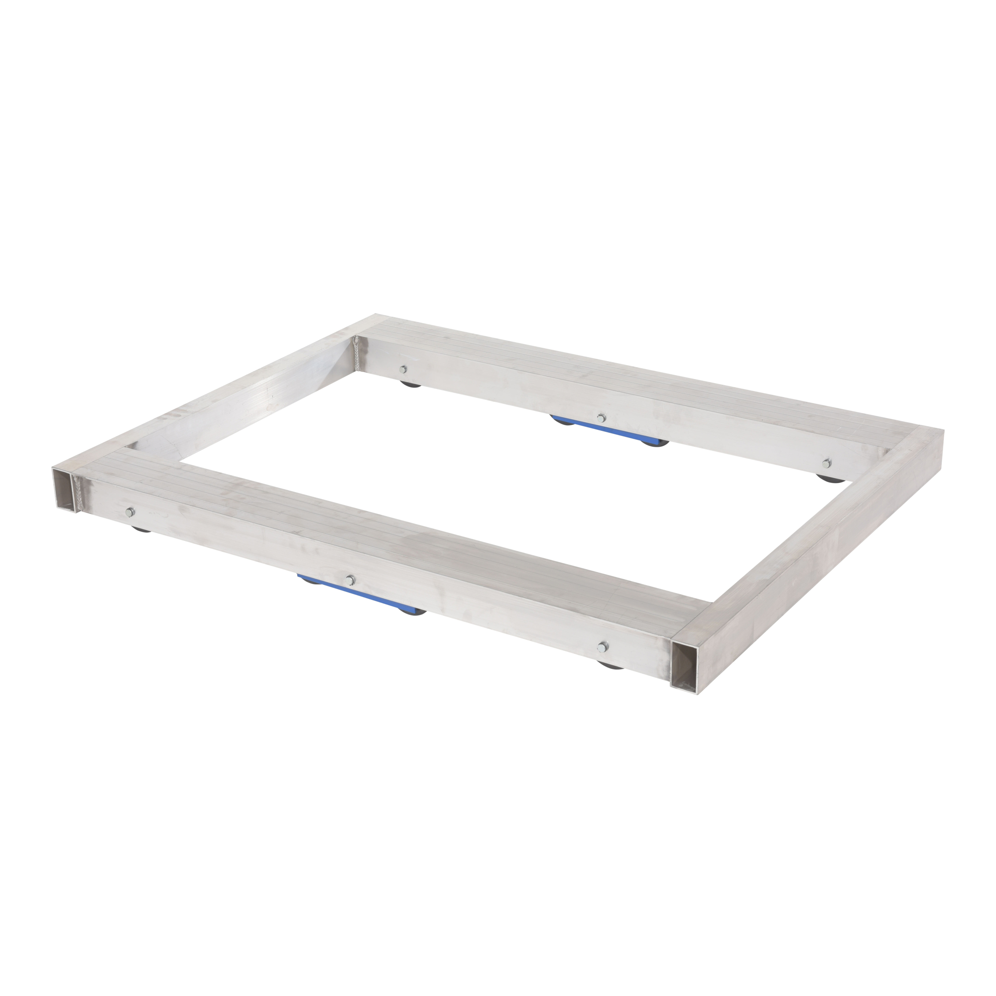Vestil Roller Pallet Dolly with Tilt - Aluminum, 6000lb. Capacity, Heavy-Duty Rollers, Model# DOL-4048-8T